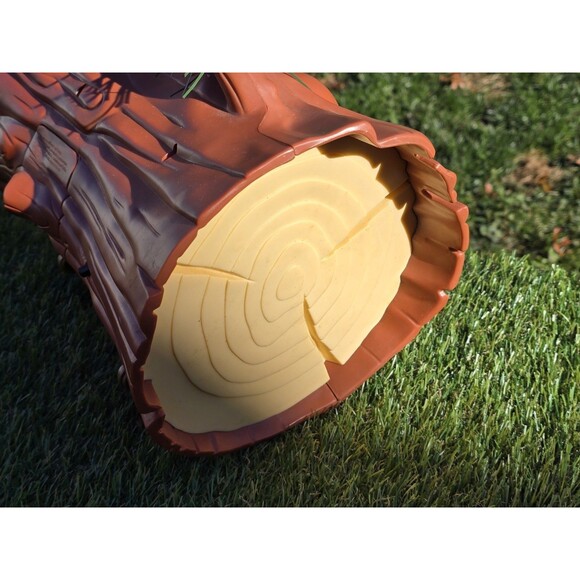 Christmas Yule Burner talking Singing Log  1999 Telco Battery Animated No Box - Picture 10 of 12